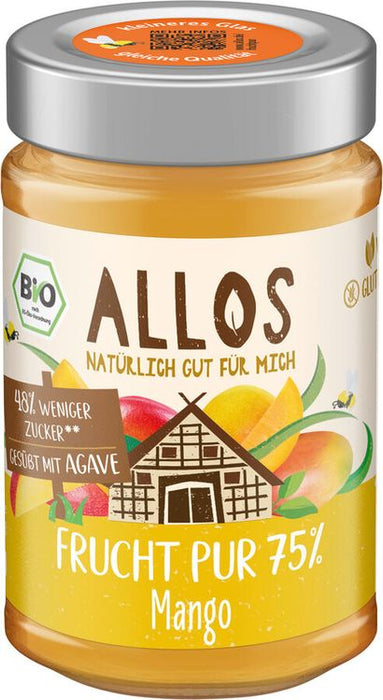 Allos - Frucht Pur 75% Mango, 200g
