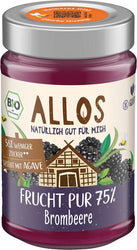 Allos - Frucht Pur 75% Brombeere, 200g