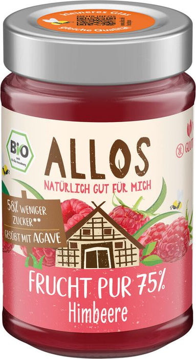 Allos - Frucht Pur 75% Himbeere, 200g