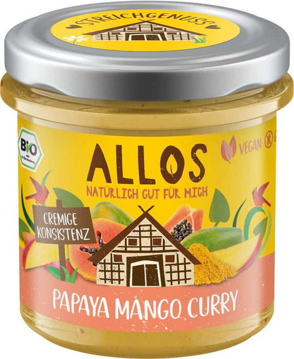 Allos - Streichgenuss Papaya Mango Curry, 140g