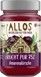 Allos - Frucht Pur 75% Amarenakirsche bio 250g