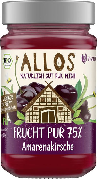 Allos - Frucht Pur 75% Amarenakirsche bio 250g