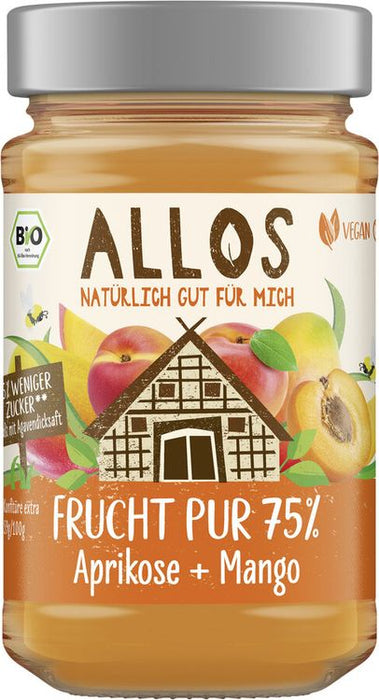 Allos - Frucht Pur 75% Aprikose-Mango bio 250g
