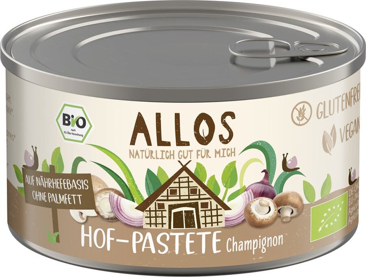 Allos - Hof-Pastete Champignon vegan 125g