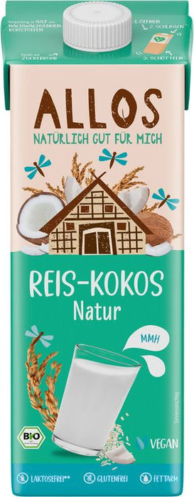 Allos - Reis-Kokos Drink naturell 1l