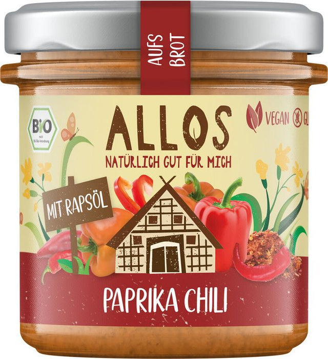 Allos - aufs Brot Paprika Chili, 140g