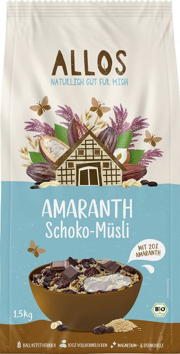 Allos - Amaranth Schoko Müsli bio, 1,5 kg