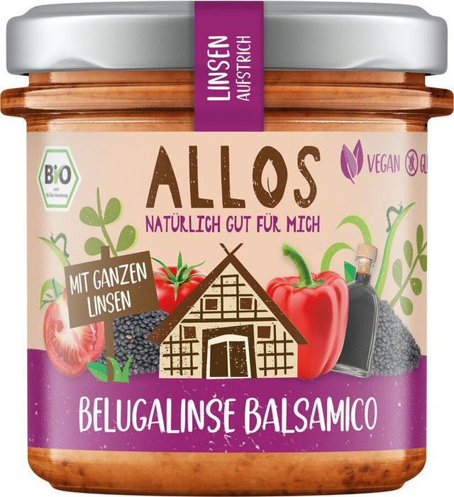 Allos - Linsen-Aufstrich Belugalinse Balsamico, bio 140g