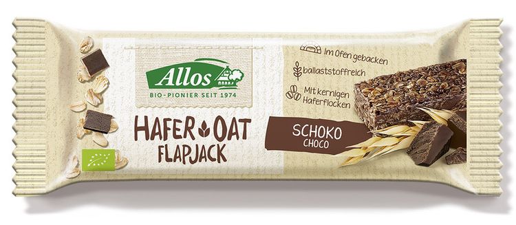 Allos - Hafer Flapjack Schokolade bio 50g