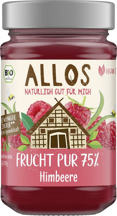Allos - Frucht Pur 75% Himbeere, bio 250g