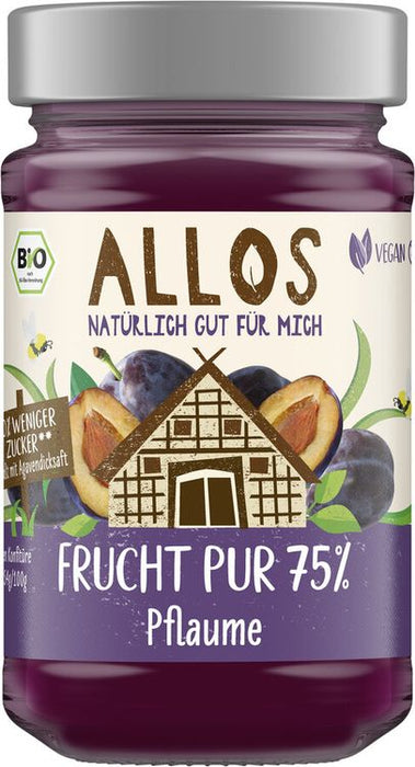 Allos - Frucht Pur 75% Pflaume, bio 250g
