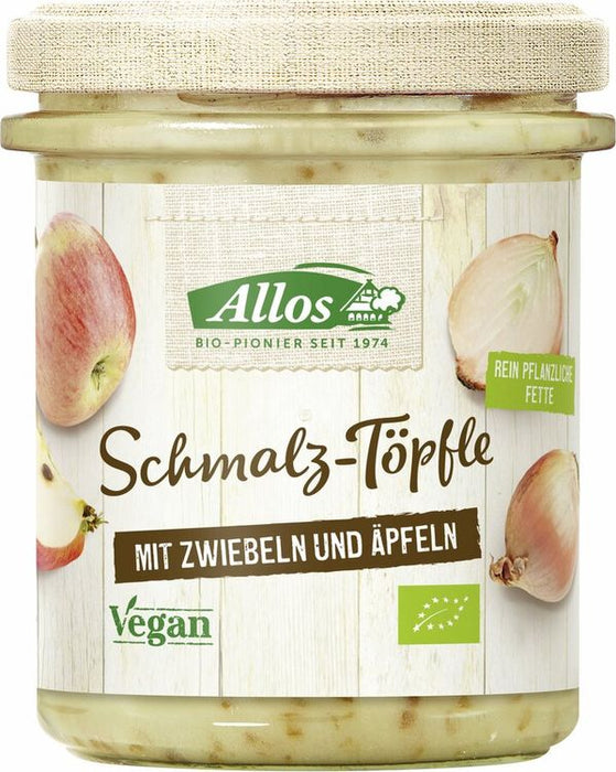 Allos - Schmalz-Töpfle mit Zwiebeln und Äpfeln, bio 150g