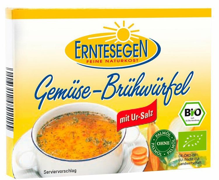 Erntesegen - Gemüse-Brühwürfel bio, 66g