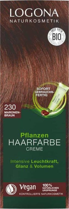 Logona - Pflanzen Haarfarbe Creme 230 maronenbraun, 150ml