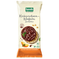 Byodo - Kichererbsen-Waffeln Zartbitter 65g