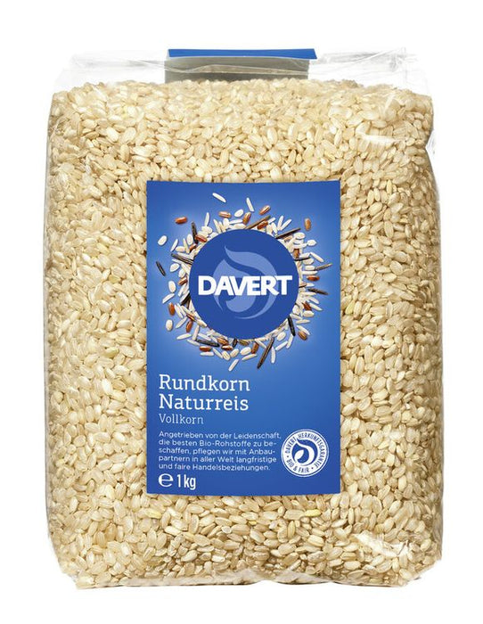 Davert - Rundkorn Naturreis, 1kg