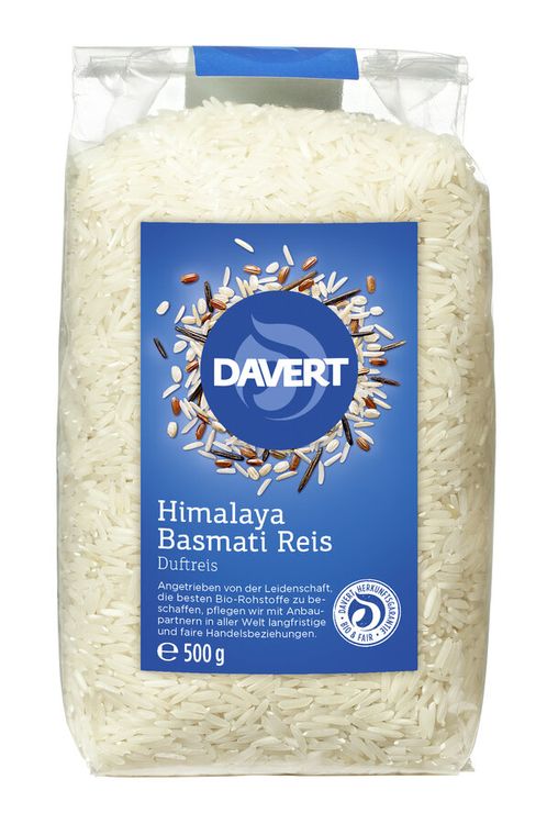 Davert - Himalaya Basmati Reis weiß, 500g