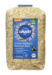 Davert - Demeter Echter Basmati Vollkornreis Fairtrade, 500g