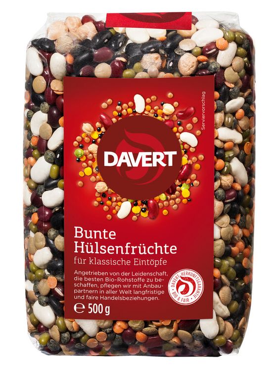 Davert Bunte Hulsenfruchte Rezept