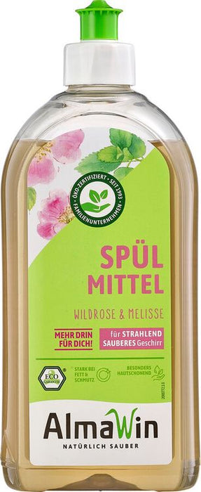 AlmaWin - Spülmittel Wildrose & Melisse, 500ml