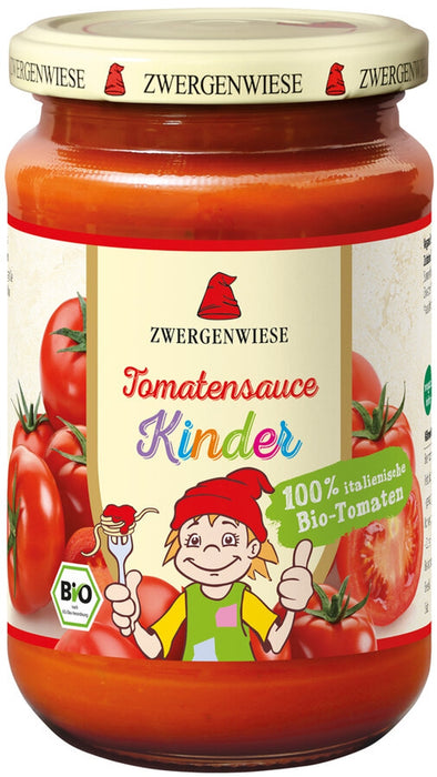 Zwergenwiese - Kinder Tomatensauce mit Apfelsüße bio vegan 350g