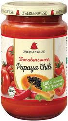 Zwergenwiese - Tomatensauce Papaya-Chili, 340ml