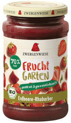 Zwergenwiese - FruchtGarten Erdbeere-Rhabarber bio vegan 225g