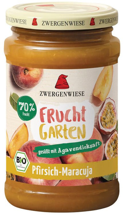 Zwergenwiese - FruchtGarten Pfirsich-Maracuja bio vegan glutenfrei 225g