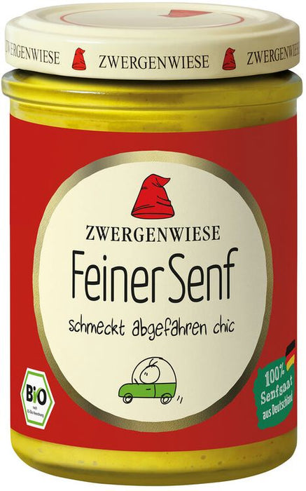 Zwergenwiese - Feiner Senf bio vegan 160ml