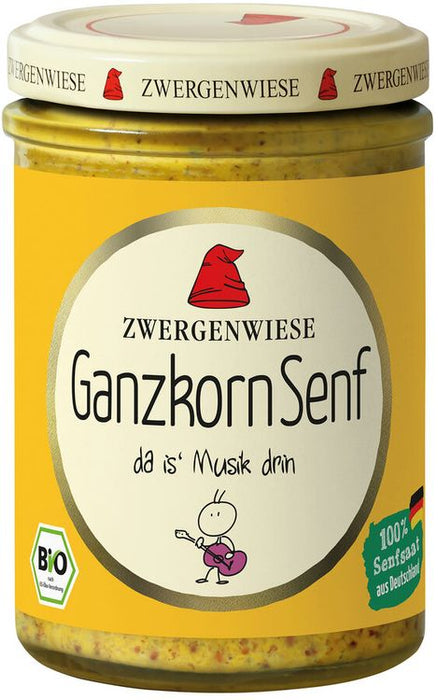 Zwergenwiese - Ganzkorn Senf bio vegan 160ml