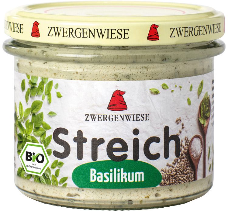 Zwergenwiese - Basilikum Streich bio vegan 180g