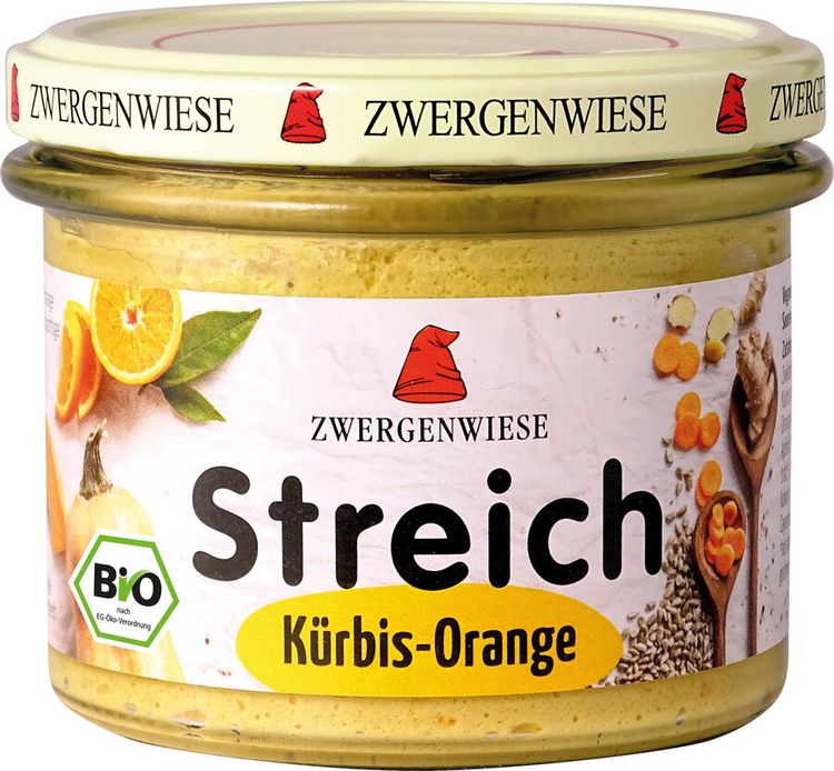 Zwergenwiese - Kürbis Orange Streich bio vegan 180g