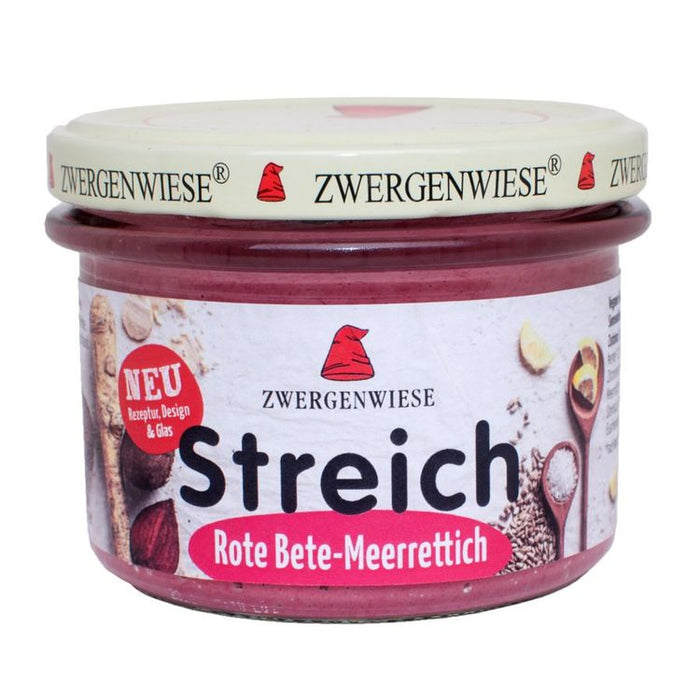 Zwergenwiese - Rote-Bete-Meerrettich Streich Bio Vegan 180g