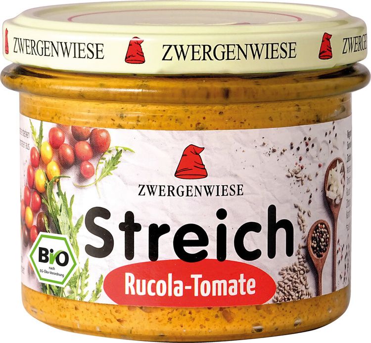 Zwergenwiese - Rucola-Tomate Streich bio vegan 180g