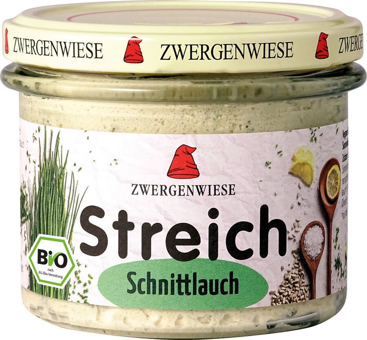 Zwergenwiese - Schnittlauch Streich bio vegan 180g