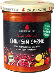 Zwergenwiese - Soul Kitchen Chili sin Carne bio vegan 370g
