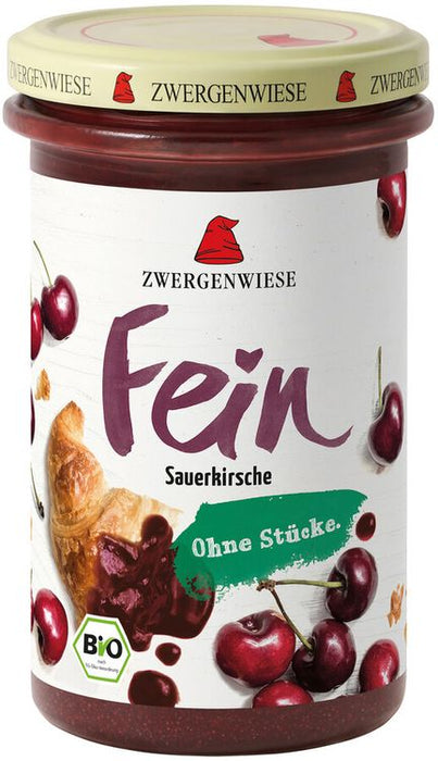 Zwergenwiese - Fein Sauerkirsche bio vegan 280g