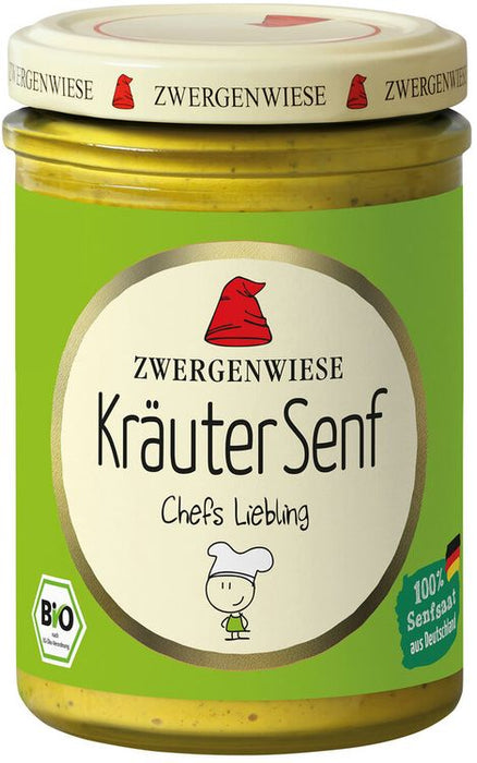 Zwergenwiese - Kräuter Senf bio vegan 160ml