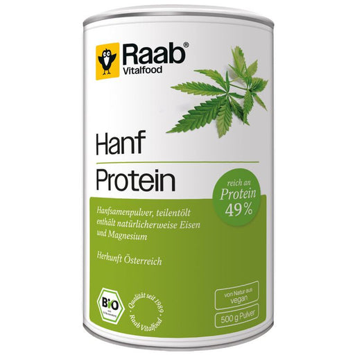 Raab Vitalfood - Bio Hanf Protein Pulver 500g