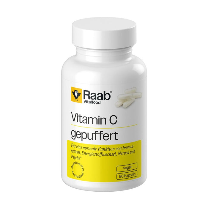 Raab Vitalfood - Vitamin C gepuffert 90 Kapseln, 67g