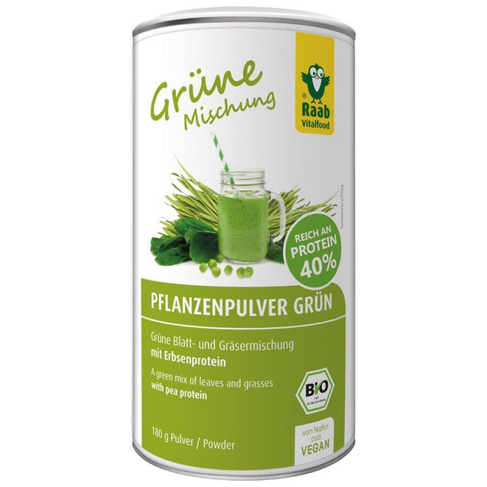 Raab - Bio Pflanzenpulver ''Grün'', 180g