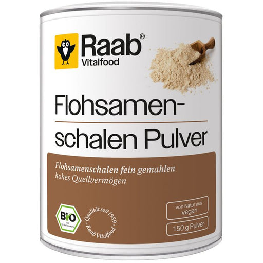 Raab Vitalfood - Flohsamenschalen gemahlen bio 150g