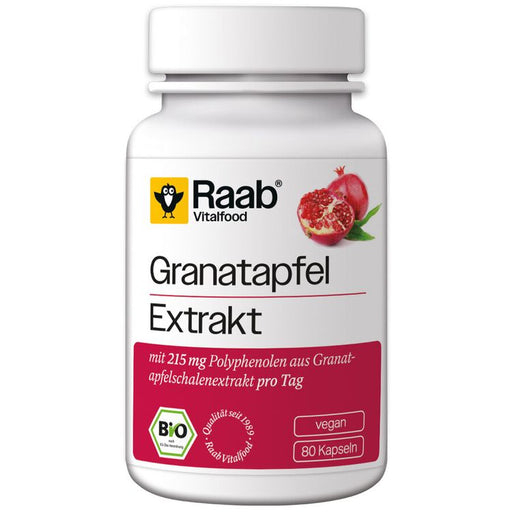 Raab Vitalfood - Granatapfel Extrakt bio 80 Kps.