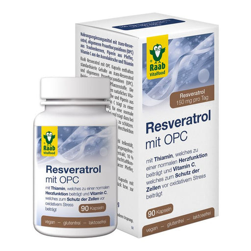 Raab - Resveratrol mit OPC Kapseln, 90 Kaps.