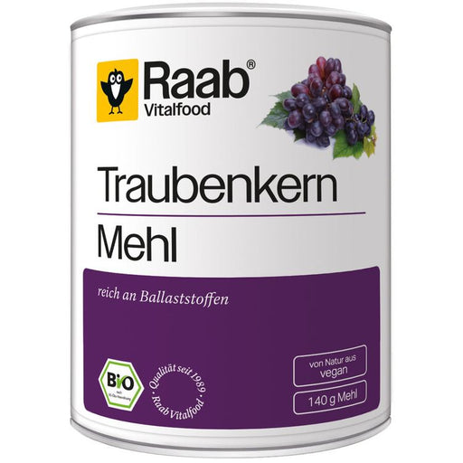 Raab Vitalfood - Traubenkernmehl, bio 140g