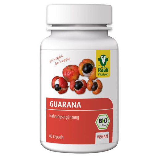 Raab Vitalfood - Bio Guarana Kapseln 80 Stk.