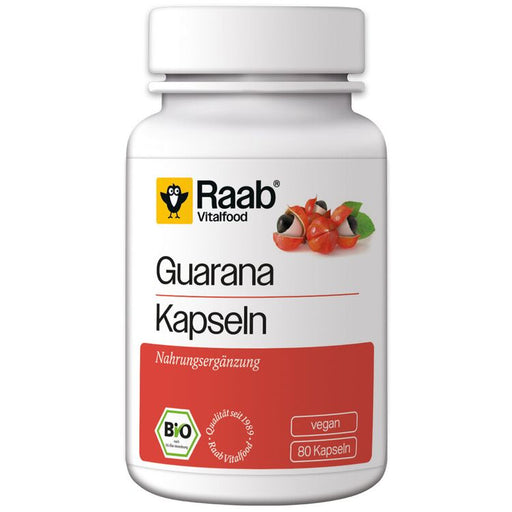 Raab Vitalfood - Bio Guarana Kapseln 80 Stk.