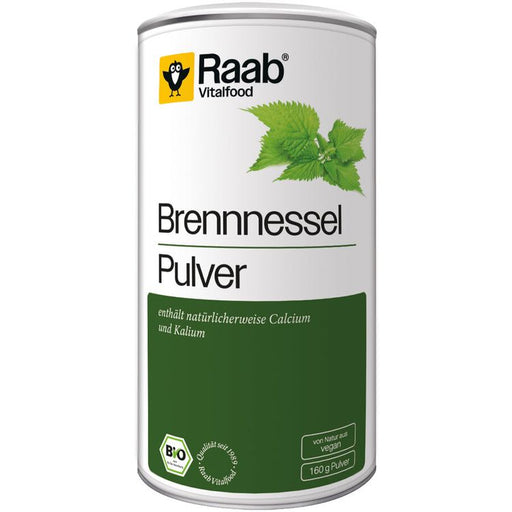 Raab Vitalfood - Brennnesselpulver, Bio, 160g