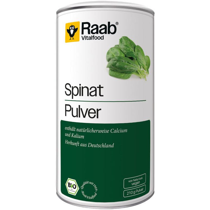 Raab Vitalfood - Spinat Pulver, bio 210g