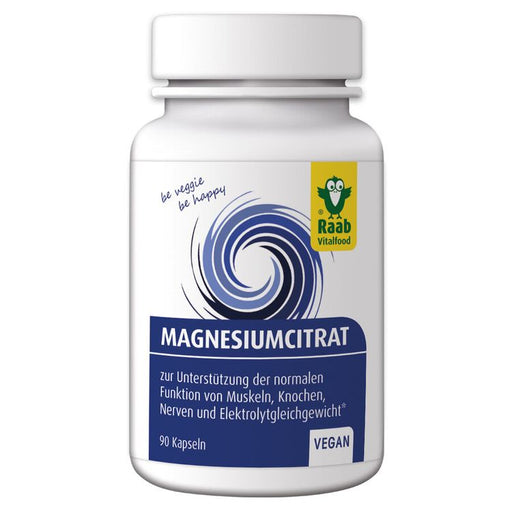 Raab Vitalfoood - Magnesium Citrat Kapseln 90Stk.